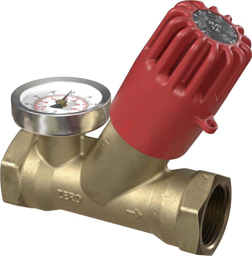 HEIMEIER TA-Therm zero DN15 Preset 55C met thermometer 52 820-015