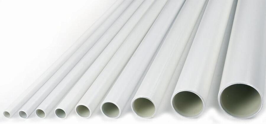 HENCO Standard meerlagenbuis glad 63x4.5mm 5 lagen aluminium PE-Xc afgedopt buis wit 5m