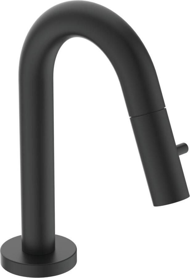 IDEAL STANDARD IdealStream fonteinkraan met hoge uitloop 125mm zwart F2842XG