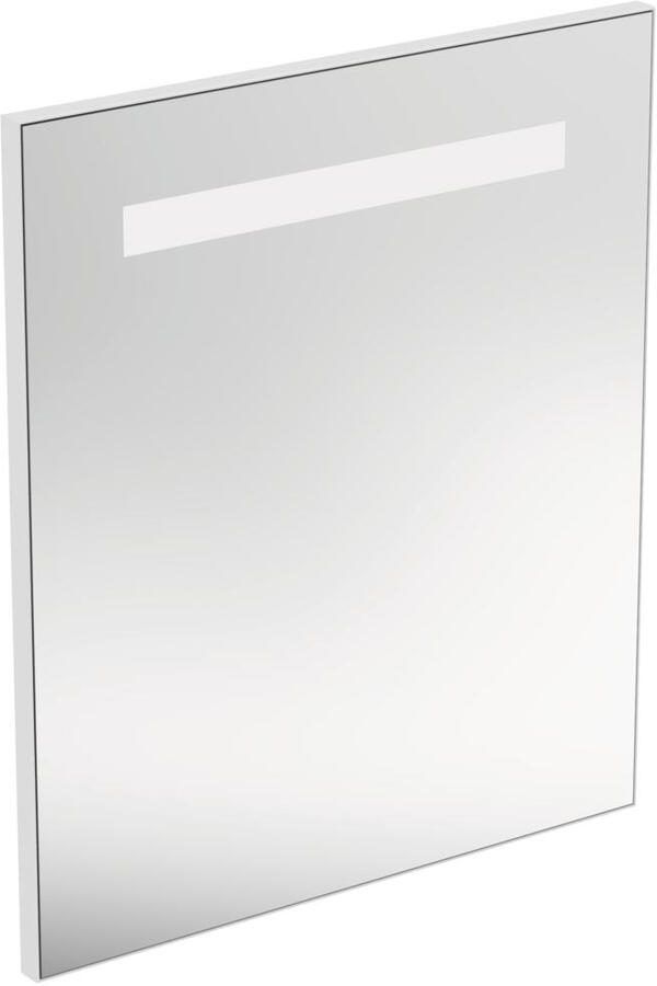Ideal Standard Strada II spiegel m. verlichting horizontaal 60x70cm condensvrij aluminium look