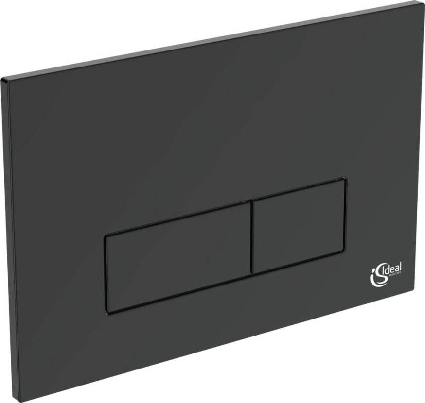 IDEAL STANDARD Oleas M2 bedieningsplaat mechanisch 154x234x8.5mm zwart R0121A6