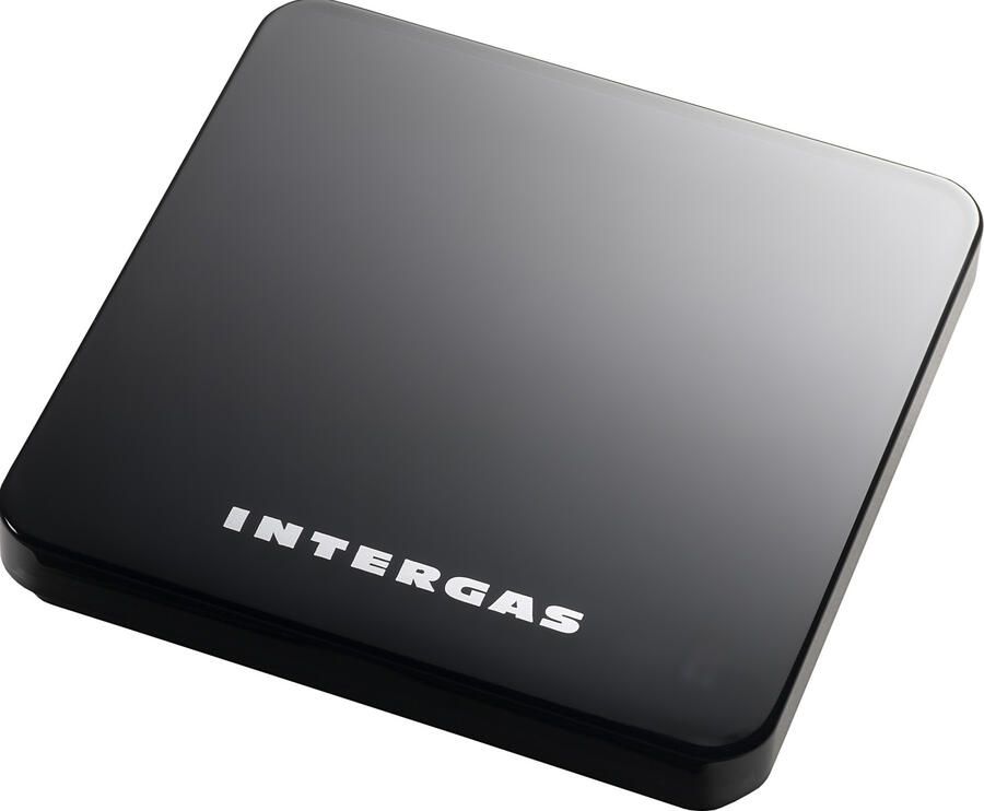 Intergas Comfort Touch slimme modulerende kamerthermostaat m. Open Therm protocol dikte=13mm zwart 030034