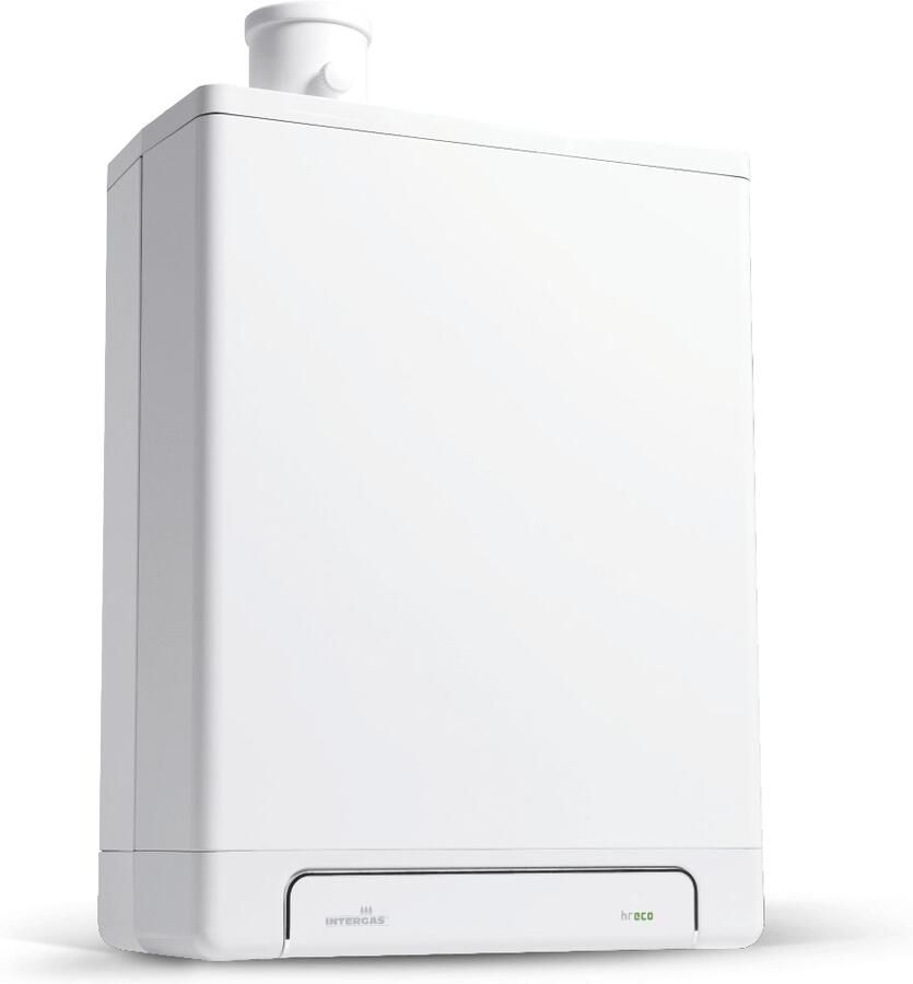 Intergas HReco HR gaswandketel eco met warmwatervoorziening HRECO 30 CW4 terugslagklep rookgaskanaal A label pomp 041317