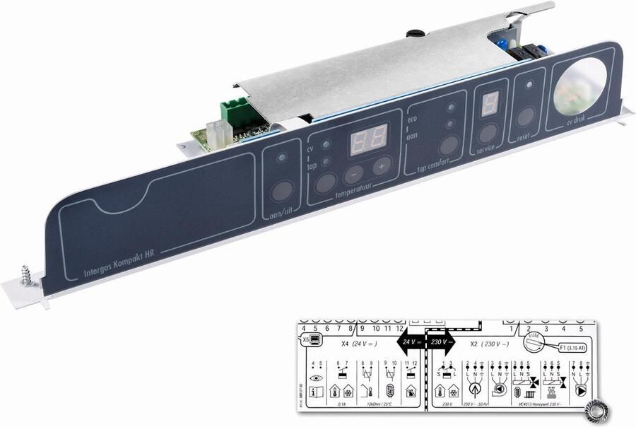 INTERGAS vervangingsset branderautomaat IC3HR 074278