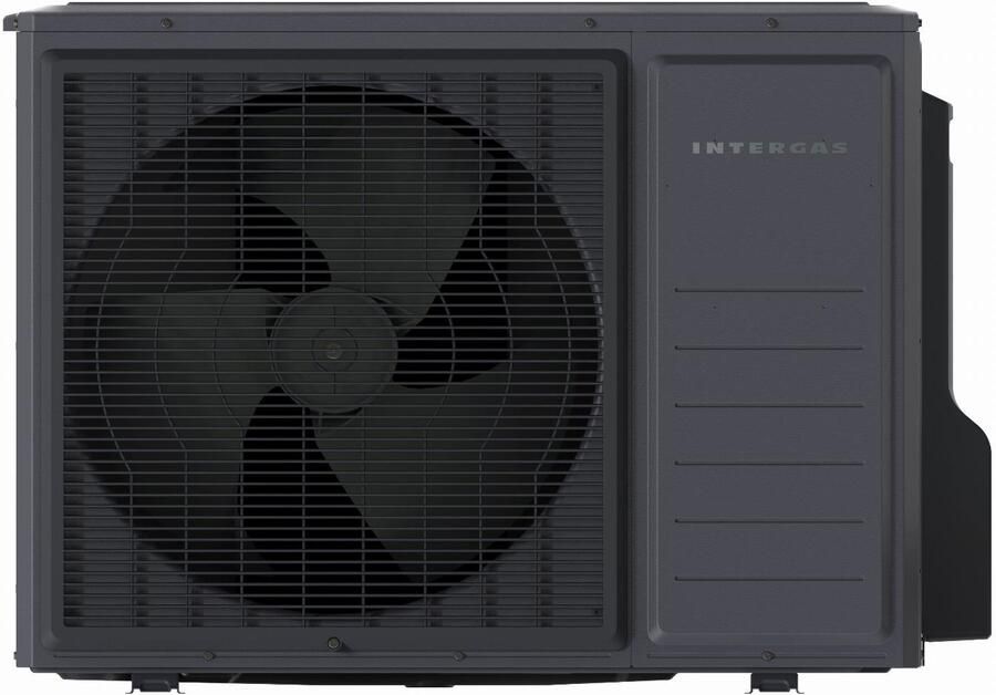 INTERGAS Xtend hybride warmtepomp lucht water buitendeel 5kW R32 Cool Grey