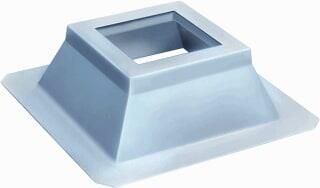 ITHO DAALDEROP Polyester dakopstand voetmaat I RAL 9010 362-0020