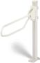 Handicare Statief voor Toiletbeugel Linido Opklapbaar 100 cm Staal Wit (toiletbeugel optioneel toe te voegen) - Thumbnail 2