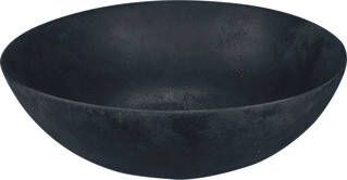LOOOX Ceramic Raw Black ruw keramische waskom 400x150 mm zonder kraangat zonder overloop zwart WWK40ZW - Foto 2