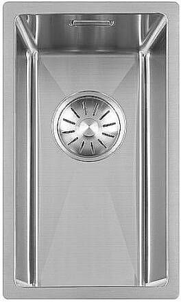 Lorreine R series spoelbak 17x40cm vlakinbouw onderbouw opbouw RVS 17R