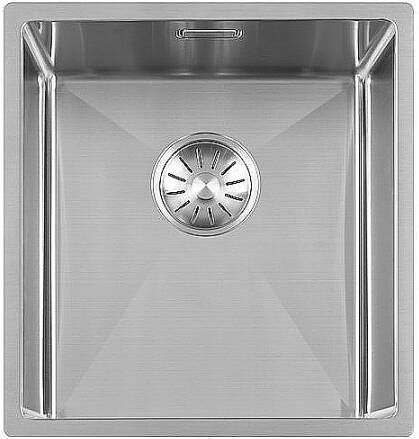 Lorreine R series spoelbak 34x40cm vlakinbouw onderbouw opbouw RVS 34R