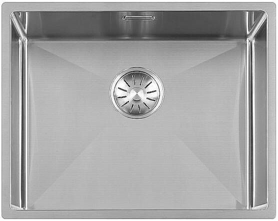Lorreine R series spoelbak 50x40cm vlakinbouw onderbouw opbouw RVS 50R
