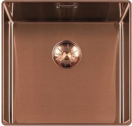 Lorreine Slim Series spoelbak 40x40cm copper 40SL1016-COPPER