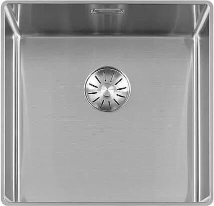 Lorreine Slim Series spoelbak 40x40cm RVS 40SL1016