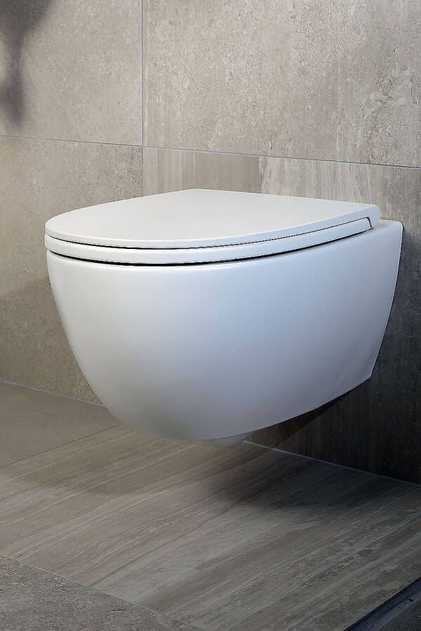 Luca Sanitair Globo 4ALL wandcloset rimless 48x37cm mat wit GLMDS04.BO