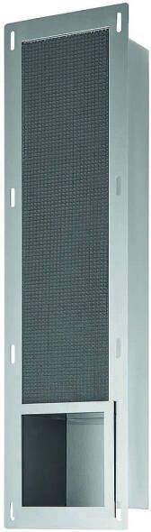 Luca Sanitair Inbouw reserve toiletrolhouder 19 5x72x12 2cm in Geborsteld nikkel