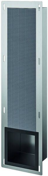 Luca Sanitair Inbouw reserve toiletrolhouder 19 5x72x12 2cm in Mat zwart