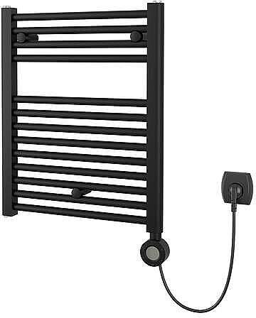 Masterwatt Calor V2 elektrische radiator 871x460mm 300W mat zwart RAL9005 300200010