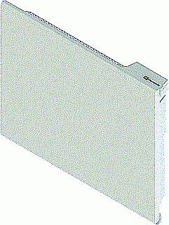 Masterwatt Solida elektrische convector 450x870x113 mm 2000W wit 430730200