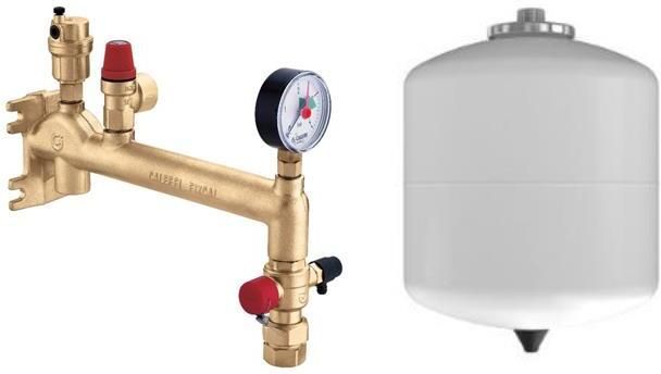 NATHAN Komfort expansievat set inclusief console 18L