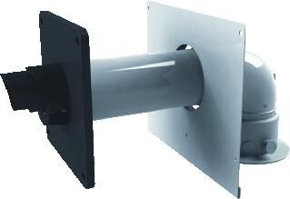 NEFIT geveldoorvoerset 60 100 incl. concentrische adapter en montageplaat 7746901798
