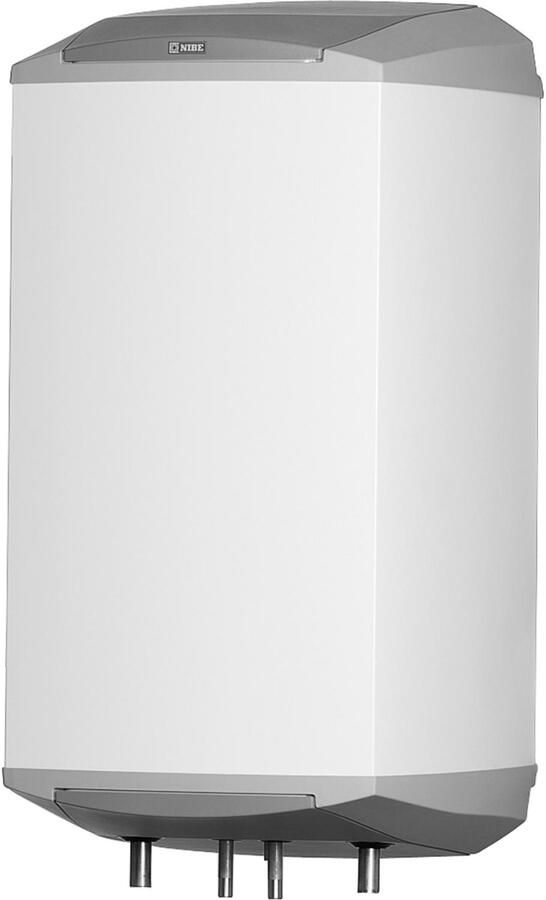 NIBE Pcu r boiler ind gestookt 80l max. cap.20kW spiraal RVS hxbxd 880x470x455mm efficientieklasse B