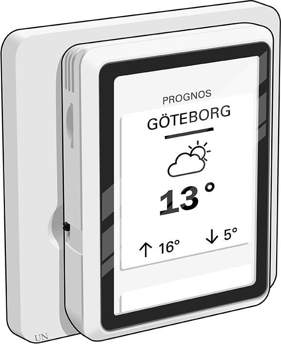 NIBE RMU S40 ruimteopnemer met display