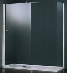 NOVELLINI Giada H Douchewand rechthoekig walk-in 1950 x 900mm (HxB) profiel mat chroom 6mm glas helder