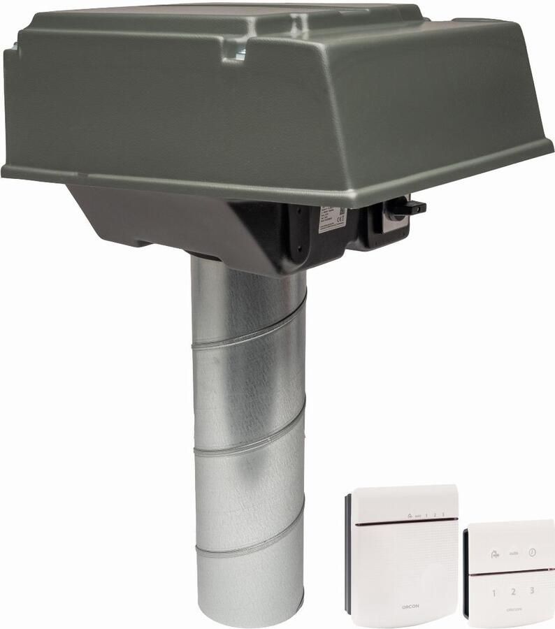 ORCON woonhuisventilator mpv-10wrb-co2 bovendaks gelijkstroom 21100195