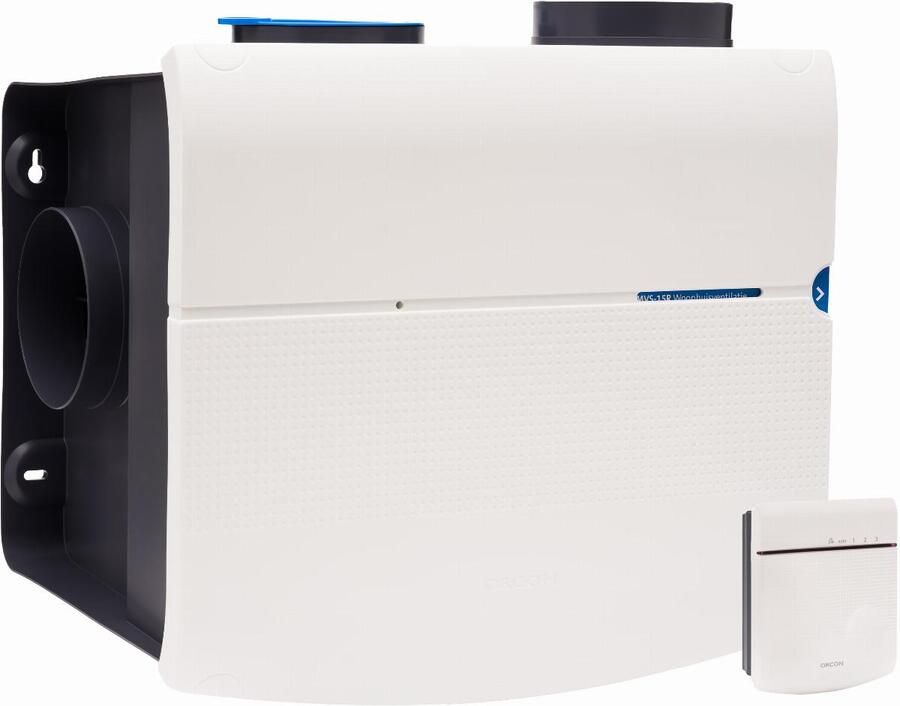 Orcon smartline MVS-15 woonhuisventilator met vochtsensor CO2 bedieningssensor 21140010