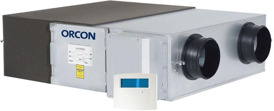 ORCON WTW-unit utiliteit WTU-1000-EC-E Regin-regelaar display lxbxh 1666x1492x430mm