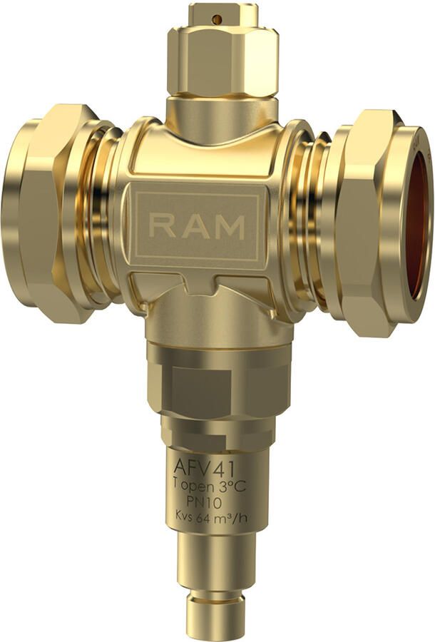 RAMINEX AFV 41 vorstbeveiligingsklep 28 mm knel voor warmtepompen DN25 410057