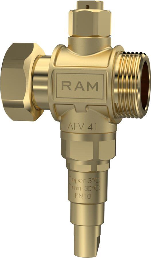RAMINEX AFV 41 vorstbeveilingsklep 1 inch DN20 PN10 warmtepomp beveiliging 410100