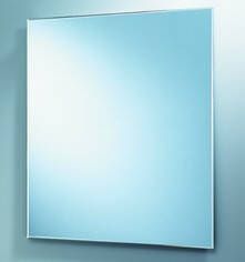 RAMINEX Silkline rechthoekige wandspiegel met facet rondom hxbxd 600x1200x5mm - Foto 5