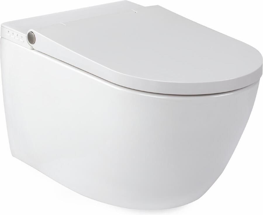 RAPOTEC RapoWash Vital L douche-wc met afneembare verwarmde zitting en meerdere spoel- en droogopties wit 750160