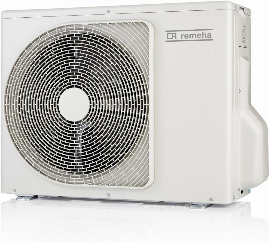 REMEHA Elga Ace warmtepomp lucht water A++ buitenunit 6.14kW extern OpenTherm hxbxd 630x883x351mm