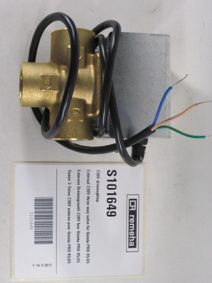 Remeha Cascadesysteem externe driewegklep 230V S101649