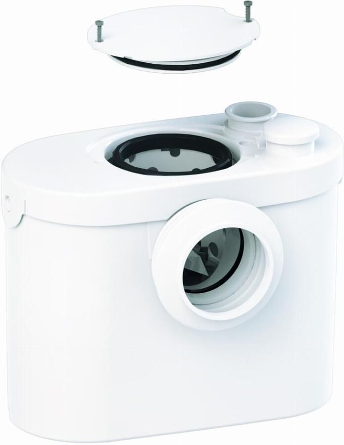 SANIBROYEUR X2 Silence Up Fecalienvermaler 400W opvoerhoogte 4m verticaal 100m horizontaal 1x DN32 + 1x DN100 - Foto 2