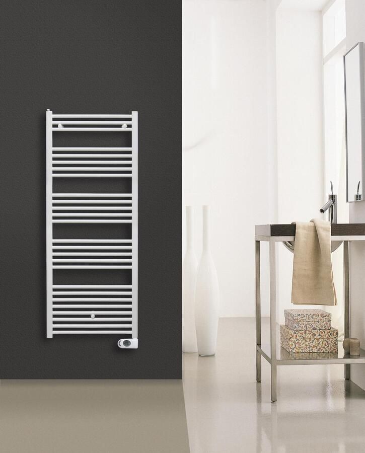 SOLAR elektrische handdoekradiator 1500x500mm 700 Watt wit RAL9016 BSE050Y01SO01NNN01
