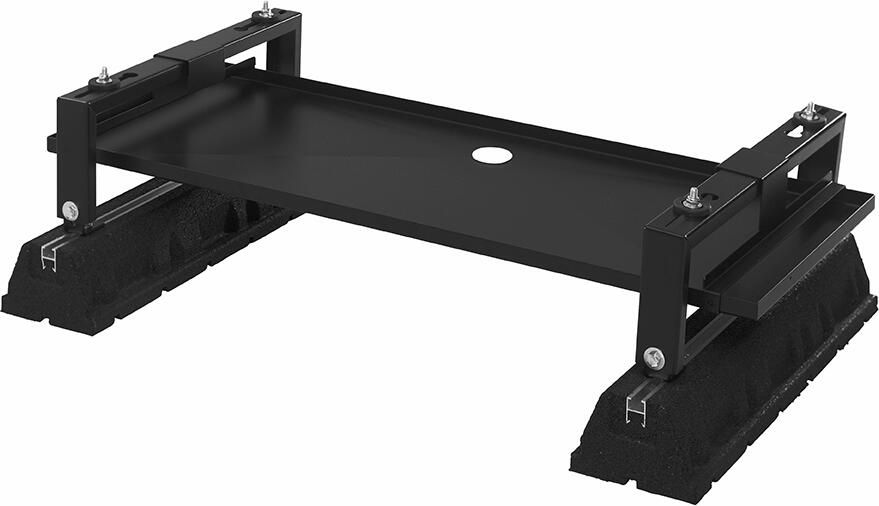 SOLAR Plus vloeropstelling met condensopvang met montageblokken en trillingdempers hxbxd 250x950x610mm max 300kg zwart