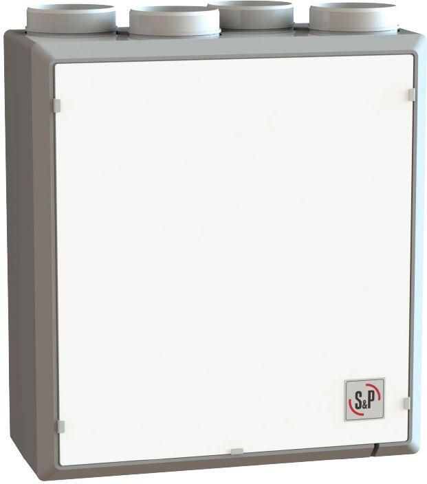 SOLER & PALAU Energisava 250-CL warmteterugwinning unit plafondonderbouw condensafvoer links