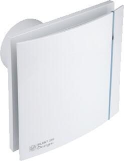 SOLER&PALAU Soler&amp Palau muurventilator 175m3 h 230v 16w aansluitklem instelbaar met klep lichtnet hxb 188x188mm inbouw 80mm wit ip45