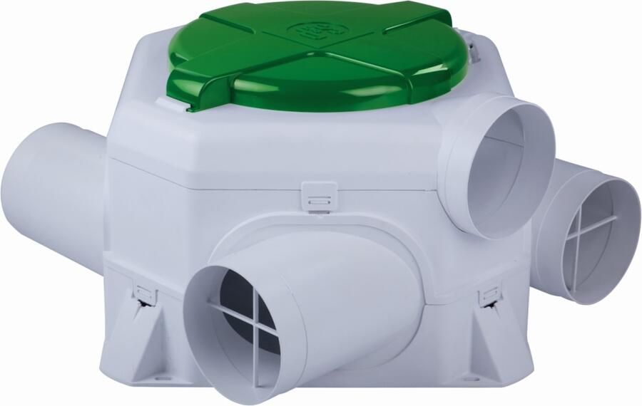 SOLER & PALAU Solar Woonhuisventilator OZEO-E ECOWATT II 400x400x271mm RF met draadloze afstandsbediening 5209660100