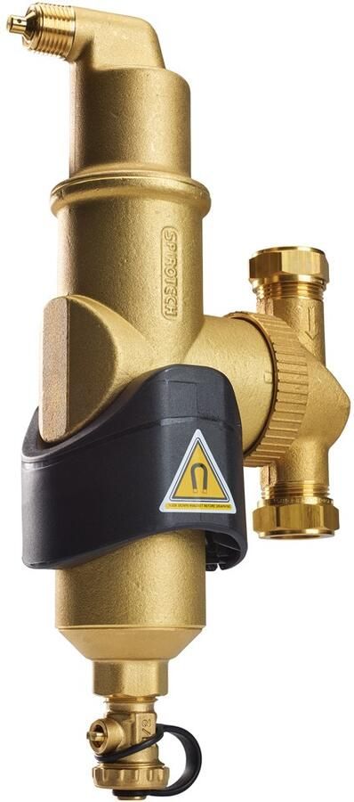 SPIROTECH SpiroCombi MB3 Luchtafscheider en vuilafscheider 22mm verbinding UC022WJ