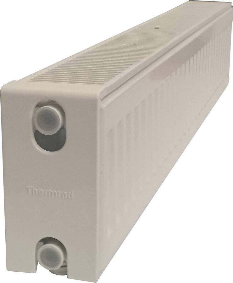 THERMRAD Super 8 Compact paneelradiator 2925W Type 33 geprofileerd 8 aansluitingen hxdxl 200x165x3000mm glans wit RAL9016