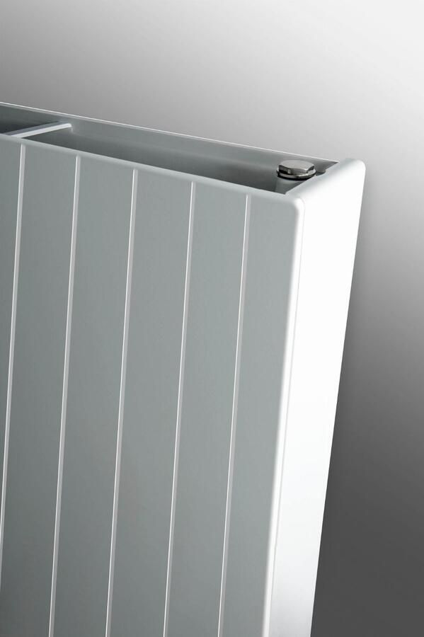 THERMRAD Vertical Line Plateau paneelradiator 2263W 4 aansluitingen hxdxl 2000x22x600mm wit RAL9016