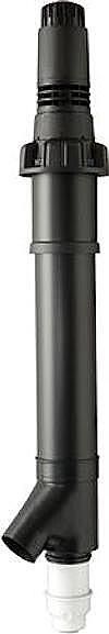 UBBINK dakdoorvoer concentrisch 60mm 60 100mm kunststof pp lengte 2102mm zwart zwart 0187494