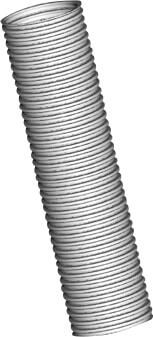 Ubbink Rolux PP flexibele buis T120 83 75mm rol=12.5m prijs=per rol transparant