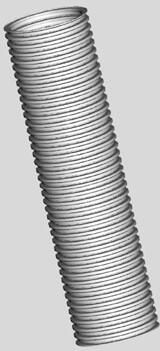 UBBINK Rolux flexibele rookgasafvoerbuis T120 50 58mm PP rol=12.5m prijs=per rol transparant 0716043