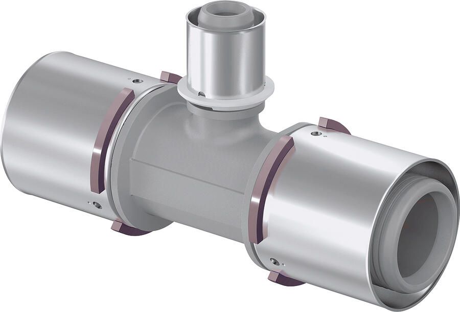 UPONOR s-press ppsu t-stuk verlopend 75mm x 32mm x 75mm composiet (pers x pers x pers)