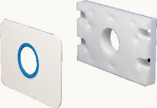 VAILLANT adaptorplaat Sine Turbo 3840 buitendiameter aansluiting 1 60mm buitendiameter aansluiting 2